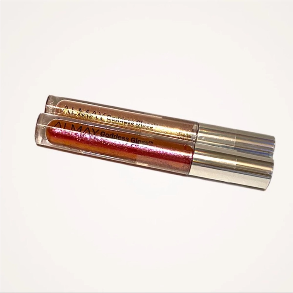 NEW Almay goddess lip glosses, cosmic & flame